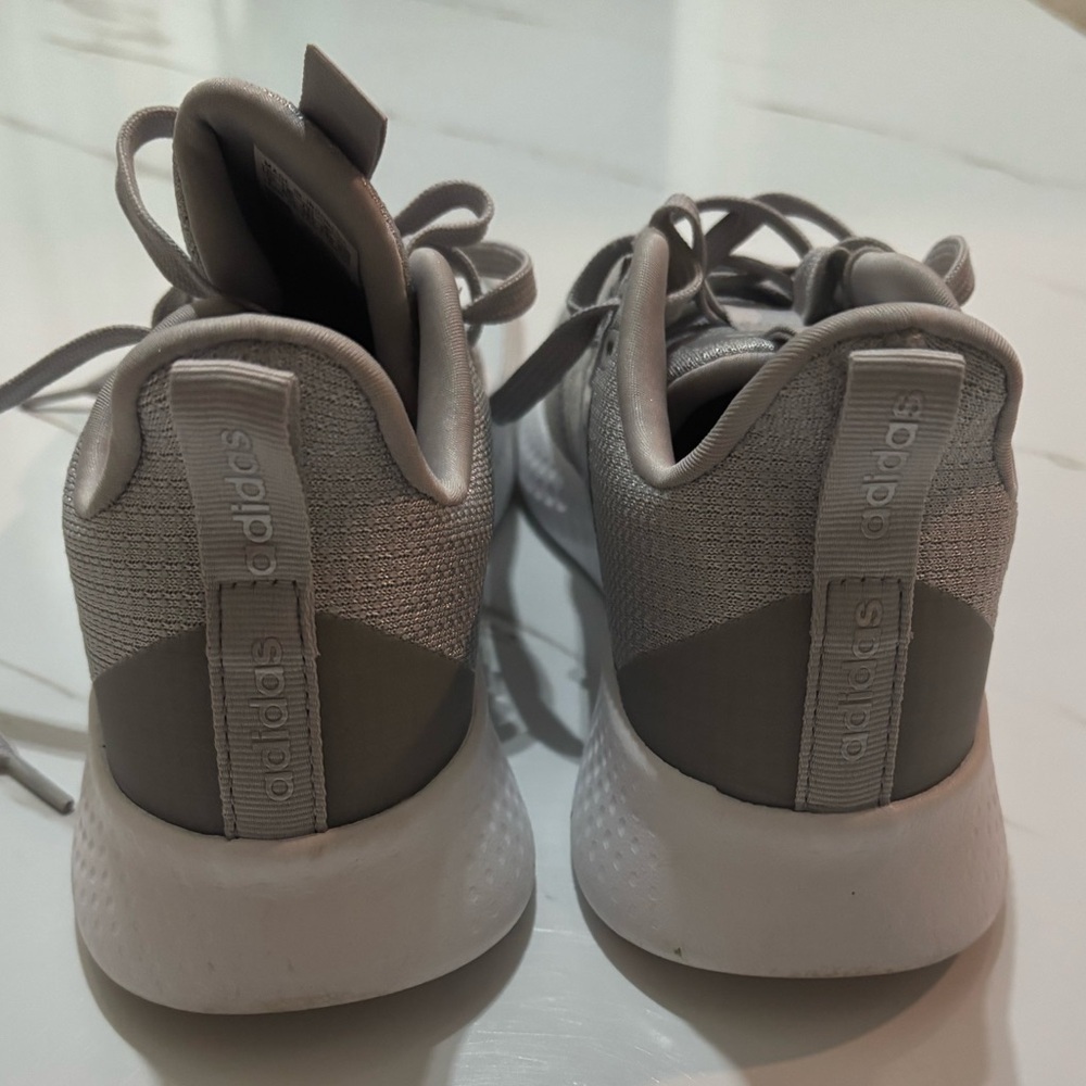 Women’s Adidas Cloudfoam Pure 2.0 'Grey Silver Metallic' - Picture 8 of 12